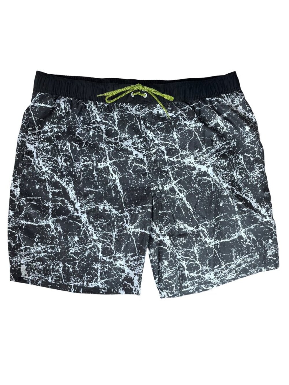 Cascade Sport Swim Trunks Mens XXL Black White New‎ Shorts Summer